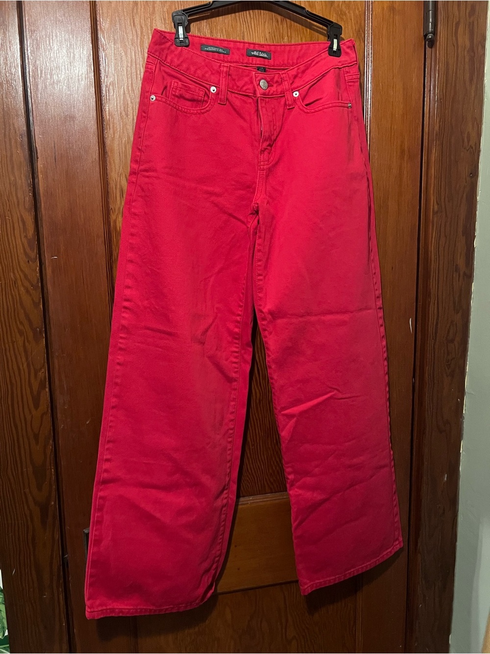 Wild Fable Red Women’s Loose Rise Baggy Jeans 2R